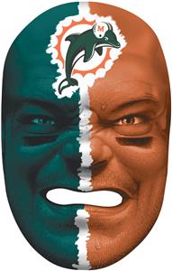 NFL Rubber Fan Face MIAMI DOLPHINS