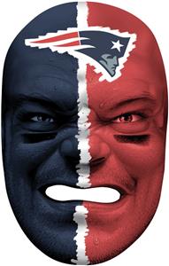 NFL Rubber Fan Face NEW ENGLAND PATRIOTS