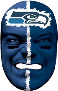 NFL Rubber Fan Face SEATTLE SEAHAWKS