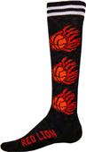 Red Lion Flaming Basketballs Athletic Socks Red Lion Flaming Basketballs Athletic Socks