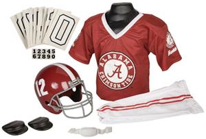 Collegiate Youth Football Team Uniform Set ALABAMA