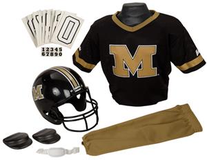 Collegiate Yth Football Team Uniform Set MISSOURI