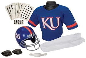 Collegiate Youth Football Team Uniform Set KANSAS