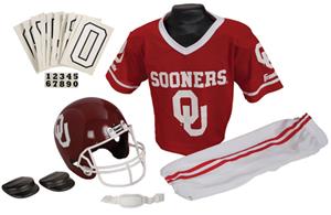 Collegiate Yth Football Team Uniform Set OKLAHOMA