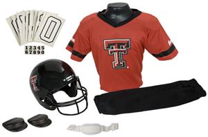 College Yth Football Team Uniform Set TEXAS TECH