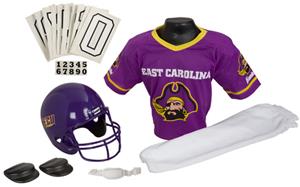 College Yth Football Team Uniform Set E. CAROLINA