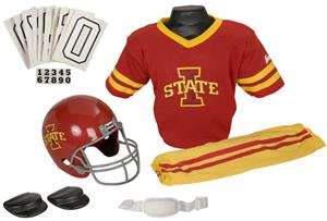 College Youth Football Team Uniform Set IOWA STATE