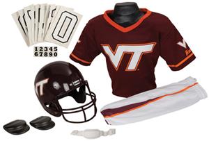 College Yth Football Team Uniform Set VIRGINIA TEC