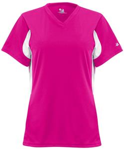 Badger Girls Rally V-Neck Softball Jerseys