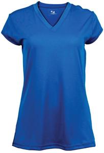 Badger Womens V-Neck Solid Cap Volleyball Jerseys