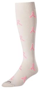 Twin City Breast Cancer Over Calf Socks (12+)