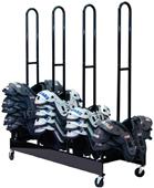 Champion Sports Four Stack Shoulder Pad Rack Champion Sports Four Stack Shoulder Pad Rack