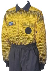 NISOA College Referee Gold Grid Long Sleeve Shirts