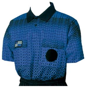 NISOA College Referee Blue Grid SS Shirts
