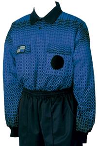 NISOA College Referee Blue Grid LS Shirts