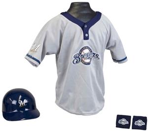 MLB BREWERS Kids Team Baseball Set Uniform