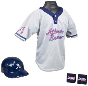 MLB BRAVES Kids Team Baseball Set Uniform