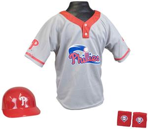 MLB PHILLIES Kids Team Baseball Set Uniform