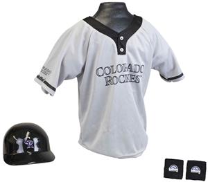 MLB ROCKIES Kids Team Baseball Set Uniform