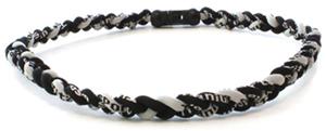 D-Bat Titanium Necklaces-Black/Silver