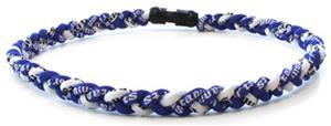 D-Bat Titanium Necklaces-Royal Blue/White