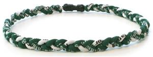 D-Bat Titanium Necklaces-Green/White