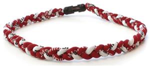 D-Bat Titanium Necklaces-Maroon/White