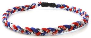 D-Bat Titanium Necklaces-Red, White & Blue