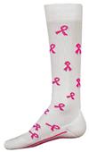 Red Lion Cancer Pink Ribbon Compression Socks Red Lion Cancer Pink Ribbon Compression Socks