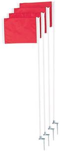 Champion Steel Peg Corner Soccer Flags (Set of 4)