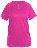Adams Womens Girls One Button PINK Softball Jersey