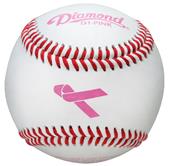 Diamond PINK Ribbon Theme Leather Baseballs Diamond PINK Ribbon Theme Leather Baseballs