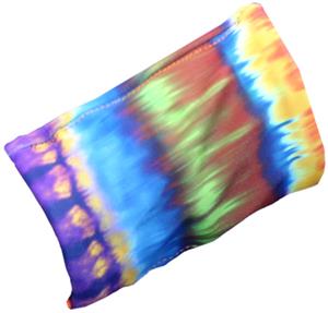 Womens Wrist Wallet Tie Dye Stripes Wristband