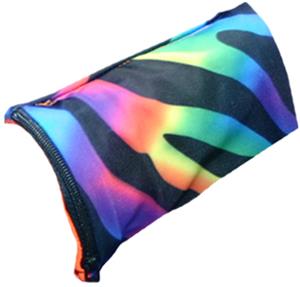 Womens Wrist Wallet Tie Dye Zebra Wristband
