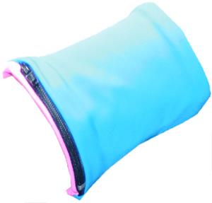 Mens Wrist Wallet Solid Turquoise Wristband