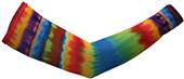 Svforza Women's Stripe Tie Dye Sleeve Warmer