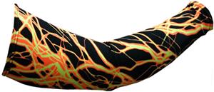 Mens Yellow Lightning Sleeve Warmer