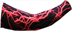Mens Red Lightning Sleeve Warmer