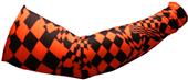 Svforza Men's Orange Racing Flag Sleeve Warmer