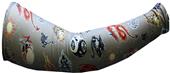Svforza Men's Grey Skulls Sleeve Warmer