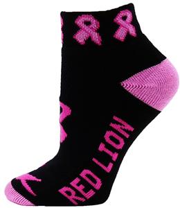 pink ribbon socks