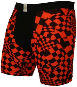 Neon Orange Racing Flag 4" or 7" Compression Short