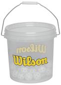 Wilson 5" Wiffle Balls in 3 gallon bucket