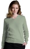 Edwards Misses' V-Neck Long Sleeve Sweater