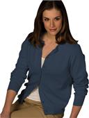 Edwards Misses' Cotton Cashmere Cardigan