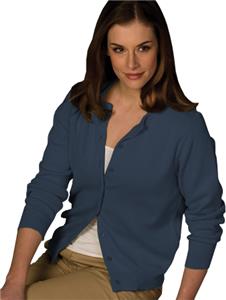 Edwards Misses' Cotton Cashmere Cardigan