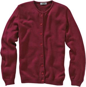 Edwards Misses' Jewel Neck Cardigan