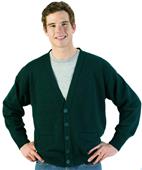 Edwards Unisex V-Neck Cardigan with Two Pockets Edwards Unisex V-Neck Cardigan with Two Pockets