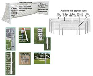 Permanent Aluminum Soccer Goals (1 GOAL)
