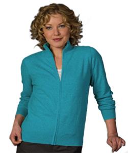 Edwards Misses' Full Zip Front Cardigan